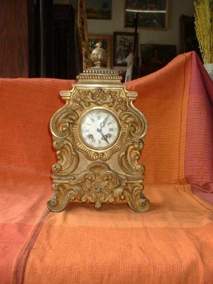 Bronz kandalló óra 1800